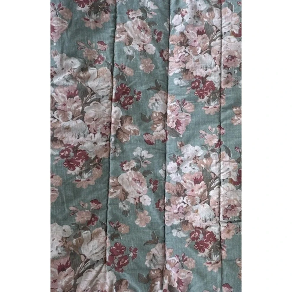 Ralph Lauren Home Twin Floral Melanie Comforter Cottage Country USA Cotton